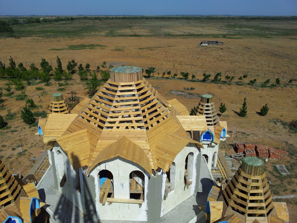 Строительство храма в поселке Ильинка